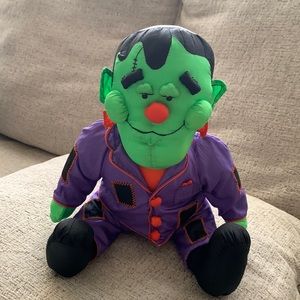Vintage 1990 Frankenstein plush toy